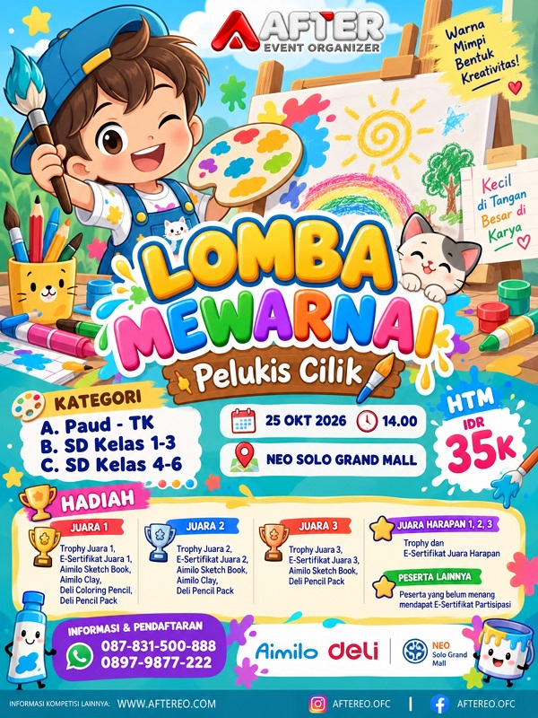 Lomba Mewarnai Pelukis Cilik